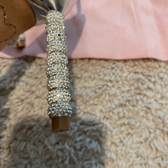 ‼️price is firm‼️Sophia Webster Rosalind crystal silver sandal - Picture 6 of 10